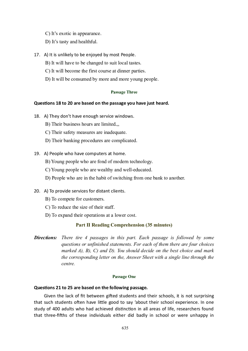 大学英语六级(CET-6)历年真题大全[90-07年37套]_大学英语四六级_大学英语四级+六级_六级真题_六级真题_1990年-2018年真题资料合集_1990&mdash;2007年6月CET6