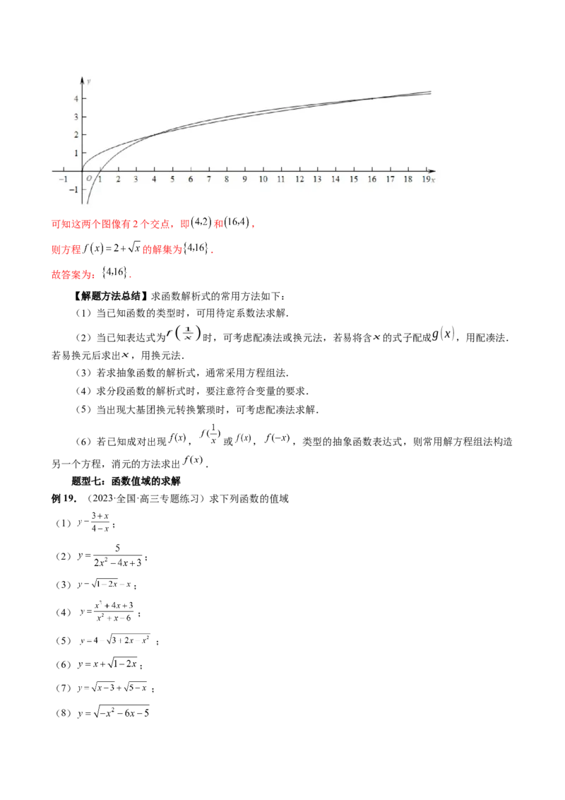 第01讲函数的概念（讲义）（解析版）_2024年新高考资料_1.2024一轮复习_2024年高考数学一轮复习讲练测（新教材新高考）_第二章函数与基本初等函数