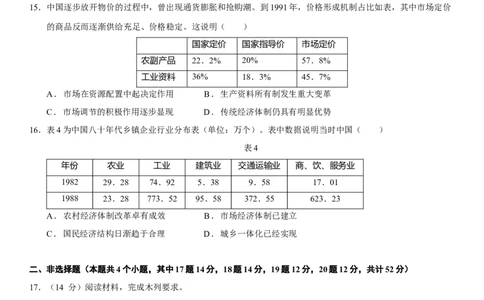 中国近现代史单元检测（练）（原卷版）_07高考历史_新高考复习资料_2023年新高考复习资料_2023年高考历史一轮复习讲练测（新高考专用）_中国近现代史