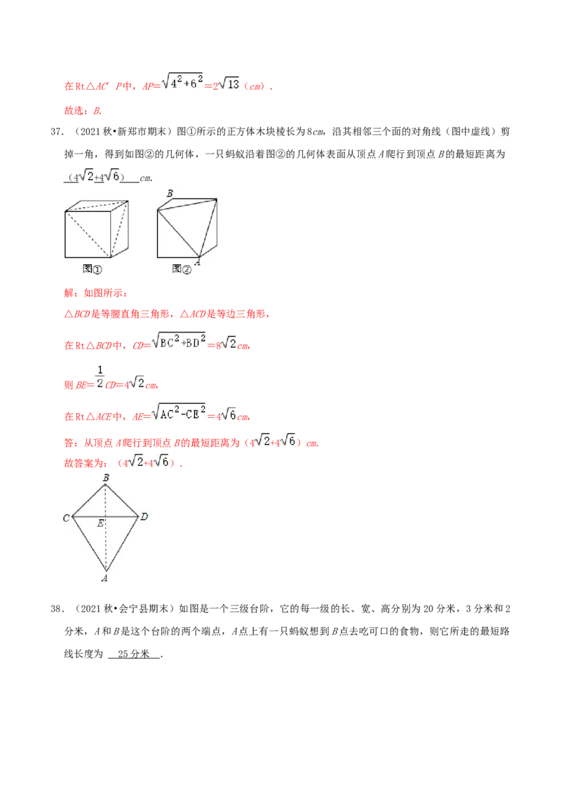 第1章《勾股定理》（解析版）_北师大初中数学_8上-北师大版初中数学_旧版_06专项讲练_培优方案2022-2023学年八年级数学上册章节重点复习考点讲义（北师大版）