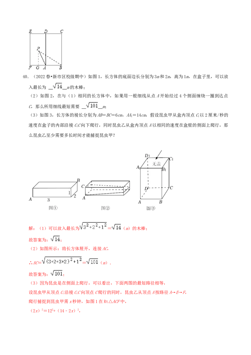 第1章《勾股定理》（解析版）_北师大初中数学_8上-北师大版初中数学_旧版_06专项讲练_培优方案2022-2023学年八年级数学上册章节重点复习考点讲义（北师大版）