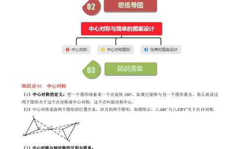 第三章第03讲中心对称与简单的图案设计(8类热点题型讲练)（原卷版）_北师大初中数学_8下-北师大版初中数学_旧版-可参考_05习题试卷