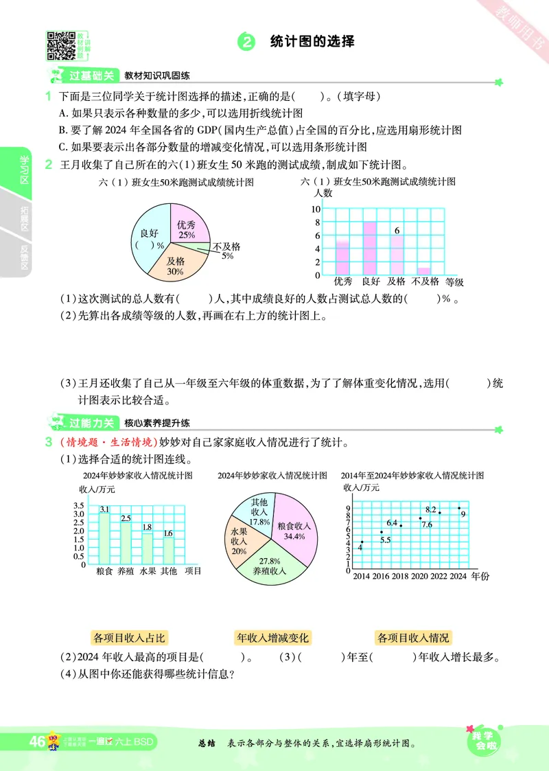 2025秋一遍过数学BSD6上_25秋小学语数英1-6年级上册《一遍过》合集_25秋北师版数学《一遍过》1-6年级上_六年级