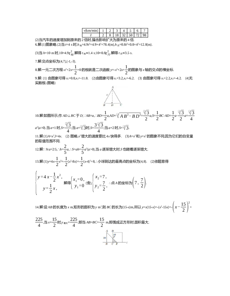 第二章　二次函数_北师大初中数学_9下-北师大版初中数学_03教案_全册教案（第2套）