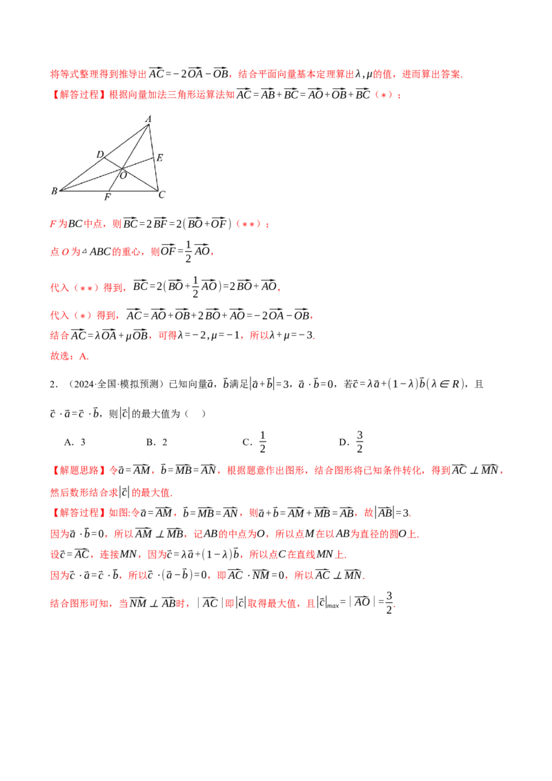 专题4.8平面向量的应用（练习）（举一反三）（新高考专用）（解析版）_02高考数学_2025年新高考资料_二轮复习_2025年高考数学二轮复习举一反三专练（新高考专用）3379928