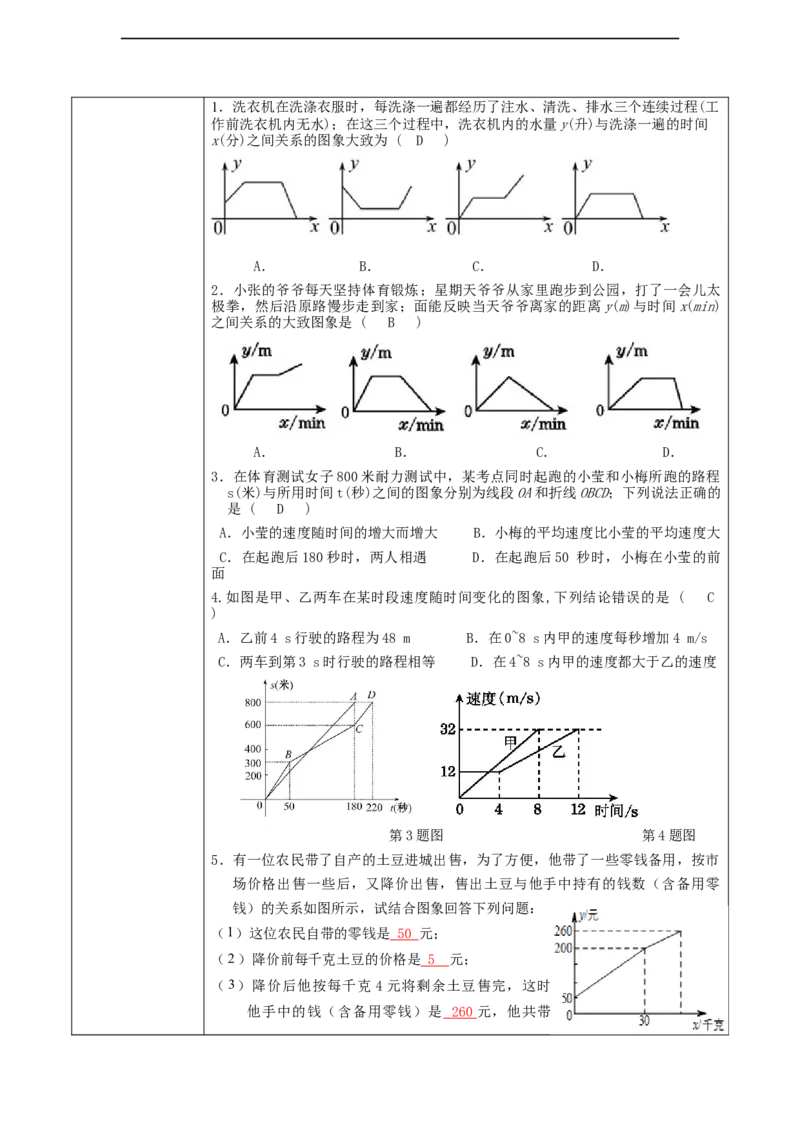 第六章《变量之间的关系》6.4用图像(折线型）表示变量之间的关系_北师大初中数学_7下-北师大版初中数学_7下-初中数学北师大版（2025春季新版）持续更新