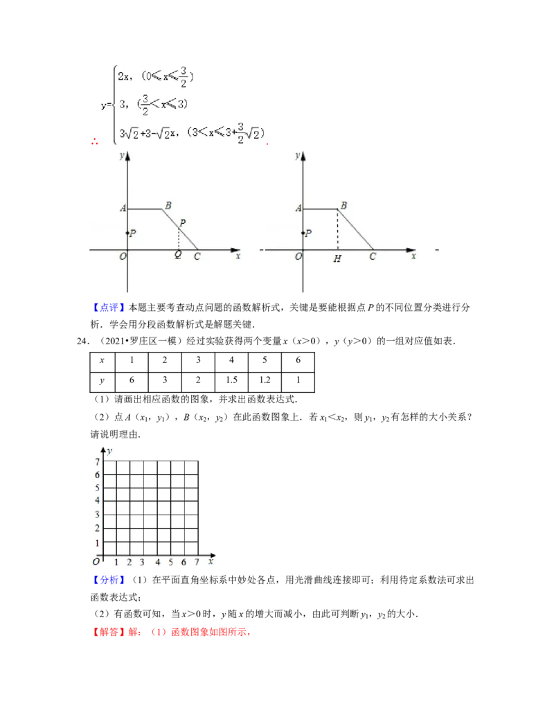 第3章变量之间的关系（基础30题专练）2021-2022学年七年级数学下学期考试满分全攻略（北师大版）（解析版）_北师大初中数学_7下-北师大版初中数学_7下-初中数学北师大版（旧版）赠送