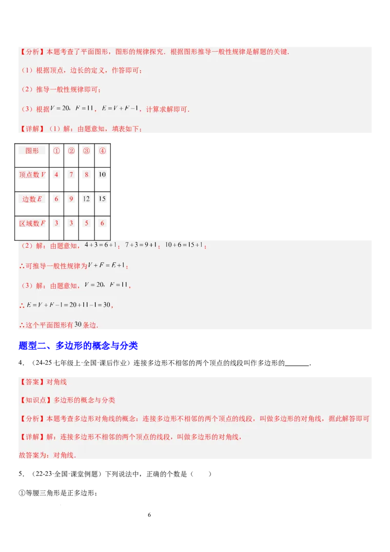 北师大版第12讲多边形和圆的初步认识（4个知识点+6种题型+过关检测）（解析版）_北师大初中数学_7上-北师大版初中数学_7上-初中数学北师大（2024新版）持续更新_03课件+练习