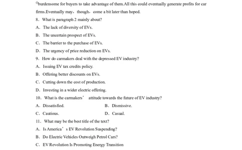 作业45　四选一阅读＋七选五阅读_03高考英语_2025年新高考资料_二轮复习_2025年高考英语大二轮_学生用书Word版文档_专题强化练&bull;高考题型组合练