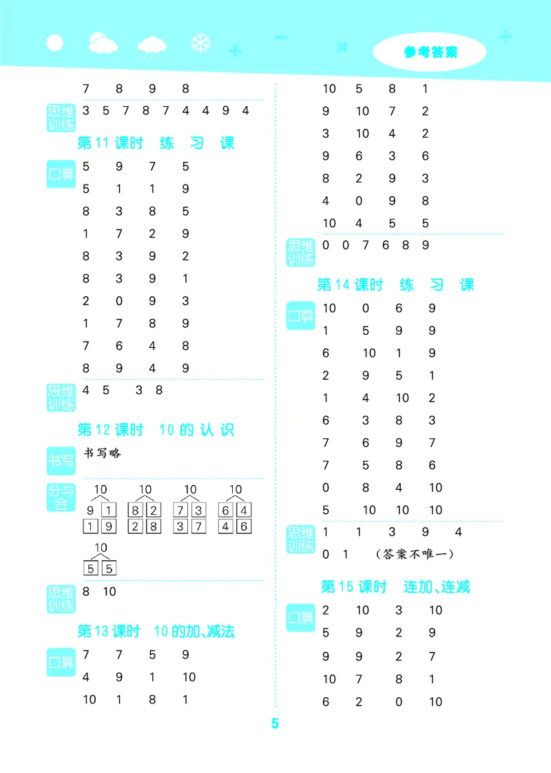 25秋53口算大通关一上人教数学_1753431472543_25秋数学53口算大通关1-6年级上_25秋53口算大通关1-6上人教数学