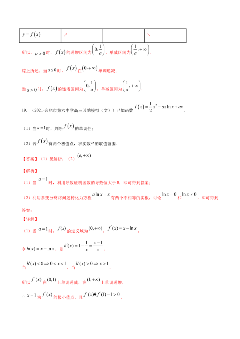 专题4.5《导数》单元测试卷2022年高考数学一轮复习讲练测（新教材新高考）解析版_02高考数学_新高考复习资料_2022年新高考资料