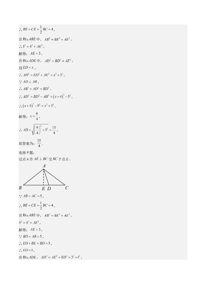 第06讲思想方法专题：勾股定理中的三种主要数学思想(3类热点题型讲练)（解析版）_北师大初中数学_8上-北师大版初中数学_旧版_05习题试卷