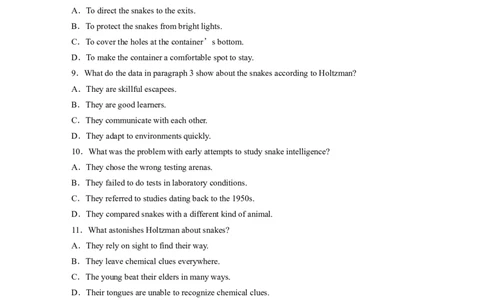 作业42　四选一阅读＋七选五阅读_03高考英语_2025年新高考资料_二轮复习_2025年高考英语大二轮_学生用书Word版文档_专题强化练&bull;高考题型组合练