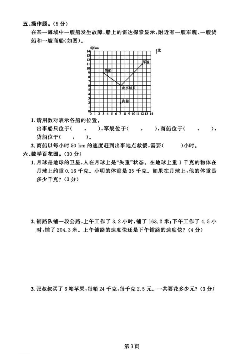 2024学年五年级上册数学名校真题卷期中综合测试卷(1)(1)(1)_小学1-6年级常用的上册资源汇总_五年级上册资料(1)