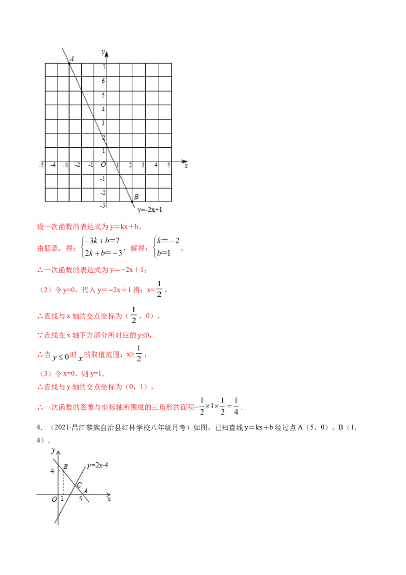 第二章重点突破训练：一元一次不等式和一元一次不等式组类型题举例-简单数学之八年级下册同步讲练（解析版）（北师大版）_北师大初中数学_8下-北师大版初中数学_旧版-可参考