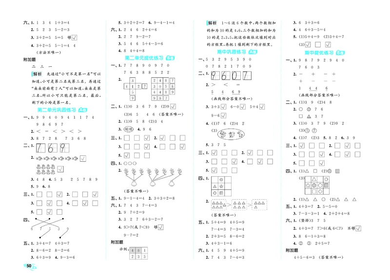 25秋53全优卷一上苏教数学_1754528364744_25秋小学53全优卷_25秋53全优卷1-6上苏教数学