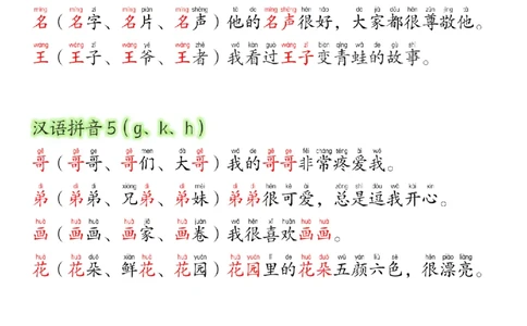 24新版一年级语文上册生字组词造句_小学1-6年级常用的上册资源汇总_一年级上册资料