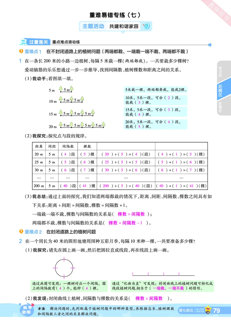 2025秋一遍过数学RJ5上教师用书（答案版）_25秋小学语数英1-6年级上册《一遍过》合集_25秋人教版数学《一遍过》1-6年级上_五年级上册