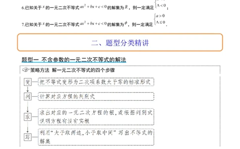 第05讲一元二次不等式及其应用（精讲）一轮复习讲义2024年高考数学高频考点题型归纳与方法总结（新高考通用）解析版_2024年新高考资料_1.2024一轮复习