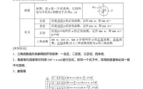 专题4.1任意角和弧度制及任意角的三角函数（解析版）_02高考数学_新高考复习资料_2024年新高考资料_一轮复习资料_答案解析版