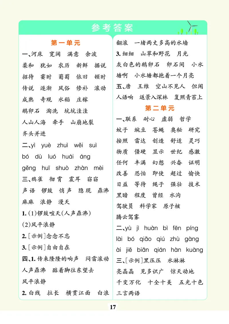 24秋默写通关训练语文四年级上册(1)_小学1-6年级常用的上册资源汇总_四年级上册资料(1)