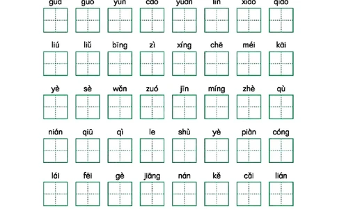 2024年新版教材识字表一上(1)_小学1-6年级常用的上册资源汇总_一年级上册资料