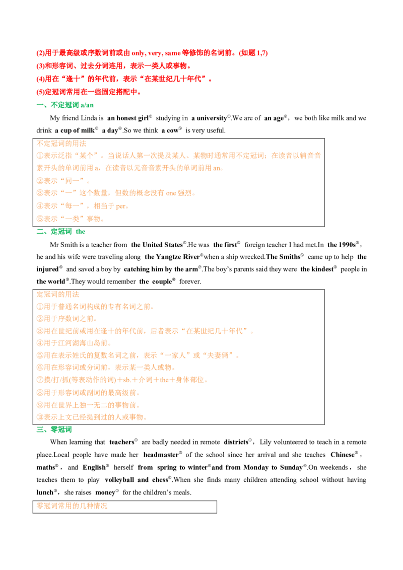 专题40.冠词、代词、介词考点运用（教师版）---2023届高三英语总复习（人教版2019）_03高考英语_新高考复习资料_2023年新高考资料_专项复习_2023届高三英语总复习