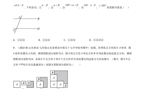 期中测试满分预测押题卷（B卷&middot;能力提升练）（考试范围：第一章~第三章）（原卷版）_new_北师大初中数学_7下-北师大版初中数学_7下-初中数学北师大版（旧版）赠送_05习题试卷