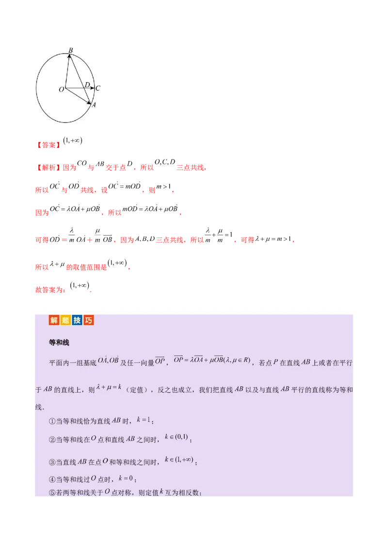 专题08平面向量小题全面梳理与精细分类（讲义）（解析版）_2025年新高考资料_二轮复习_上好课2025年高考数学二轮复习讲练测（新高考通用）3379306