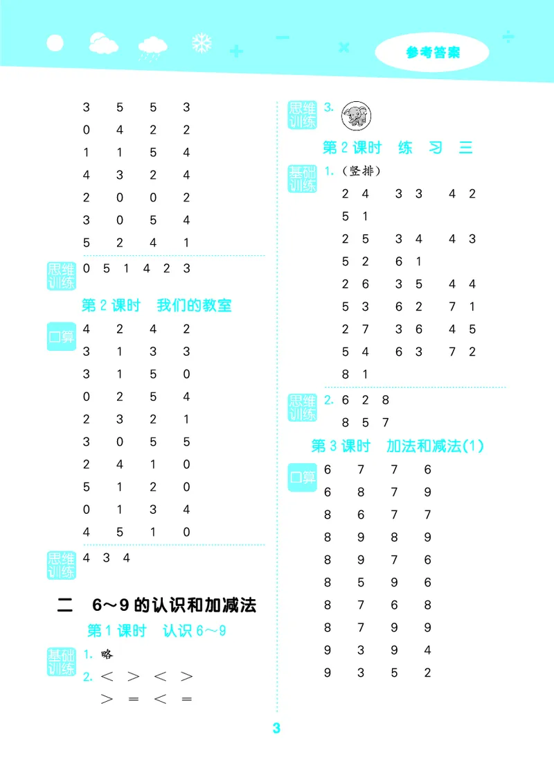 25秋53口算大通关一上苏教数学_1754271362494_25秋数学53口算大通关1-6年级上_25秋53口算大通关1-6上苏教数学_