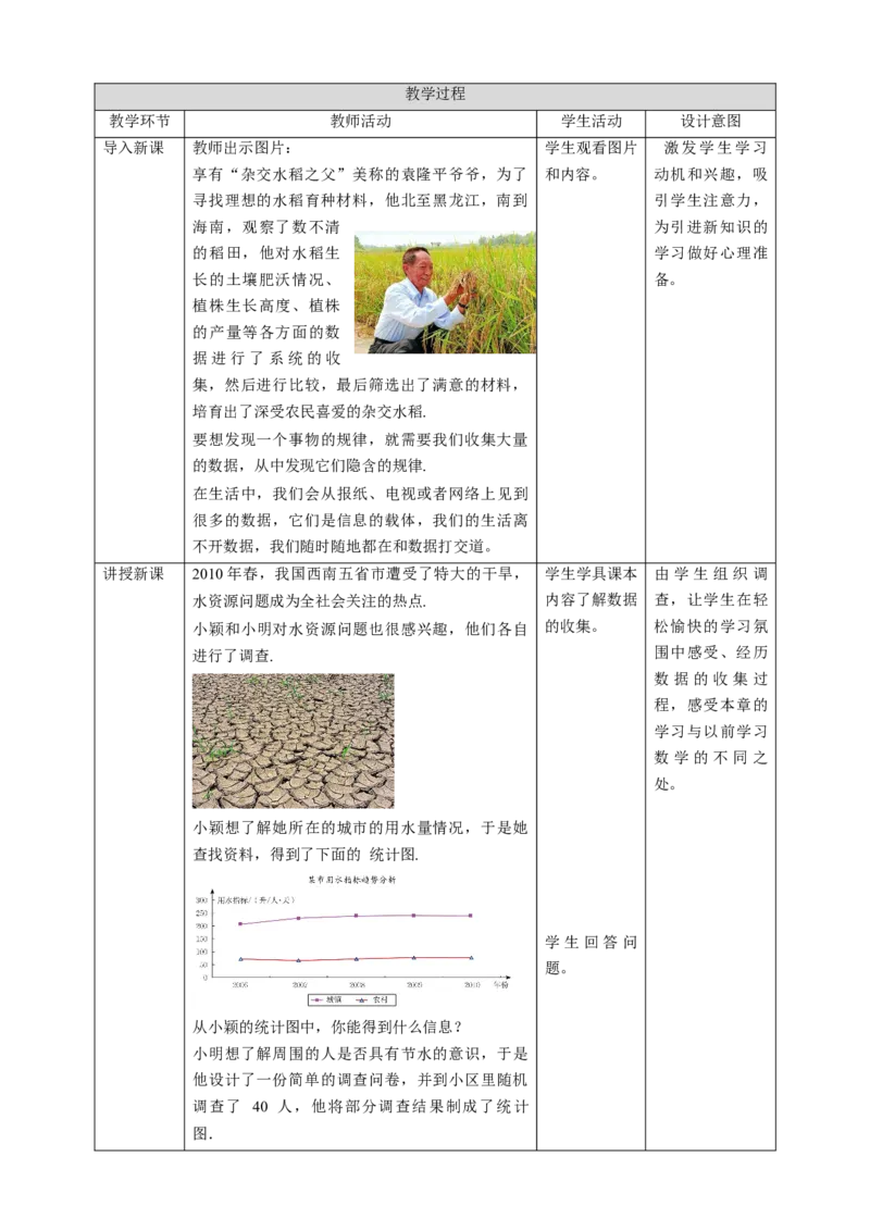 核心素养目标6.1数据的收集教学设计_北师大初中数学_7上-北师大版初中数学_7上-初中数学北师大（旧版）赠送_01课件+教案核心素养目标_教案