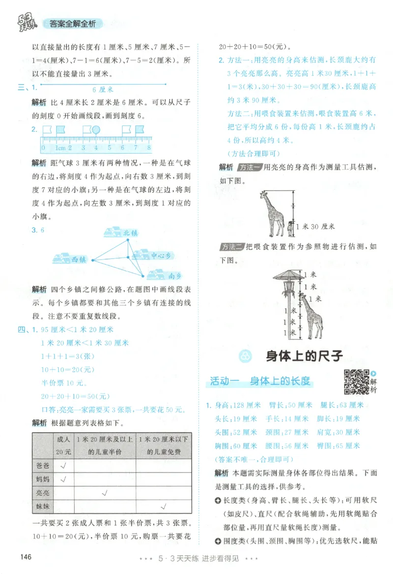2025秋53天天练数学2上RJ_25秋53天天练语数1-6年级上册_25秋53天天练1-6上人教数学完整版