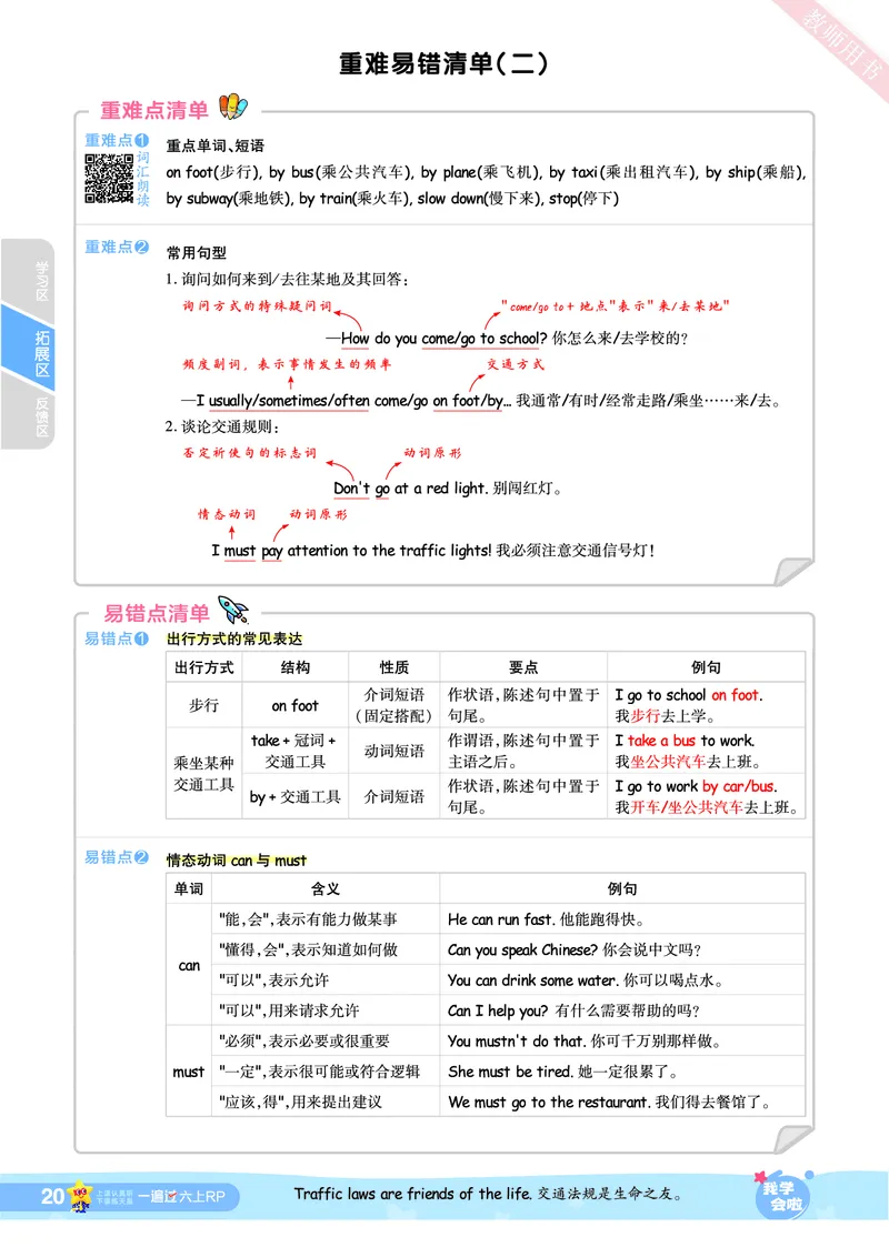 2025秋一遍过英语RP6上（答案版）_25秋小学语数英1-6年级上册《一遍过》合集_25秋人教PEP英语3-6年级上册《一遍过》_六年级