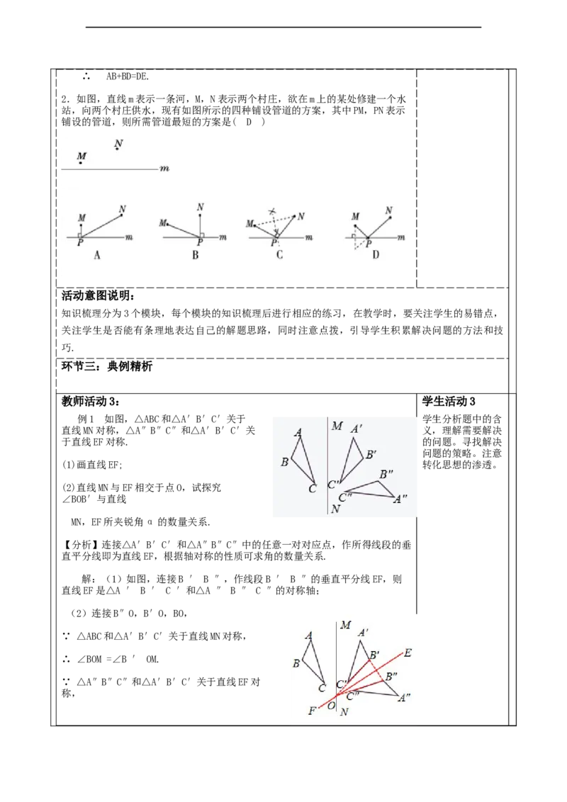 第五章《图形的轴对称》回顾与思考._北师大初中数学_7下-北师大版初中数学_7下-初中数学北师大版（2025春季新版）持续更新_1.课件+教案+单元整体教学设计（齐全）