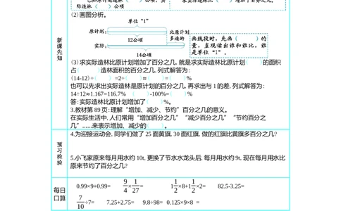 4　用百分数解决问题(一)_小学1-6年级常用的上册资源汇总_六年级上册资料(1)_七彩课堂人教版数学六年级上册教学资源包_第六单元百分数（一）_单元资料汇总_学案教案_学案