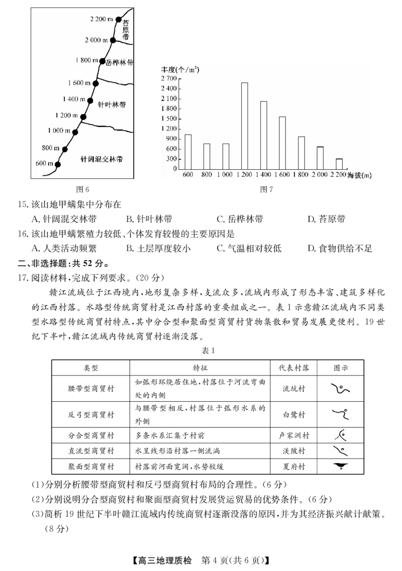 梅州市2026届高三上学期期末考试地理_全国高考模拟卷_2026年2月_260201广东省梅州市2026届高三上学期期末考试（全科）