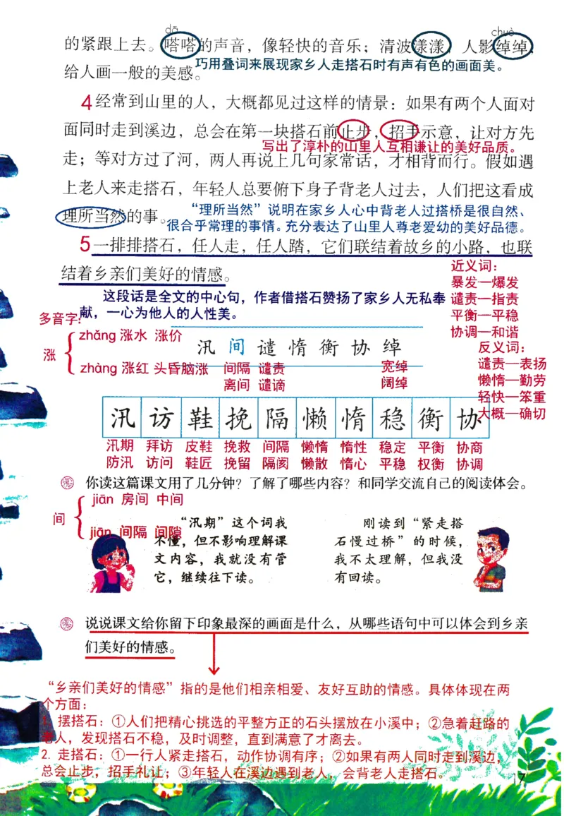 5年级上册_25秋1-6年级语文《课堂笔记》_1-6上册