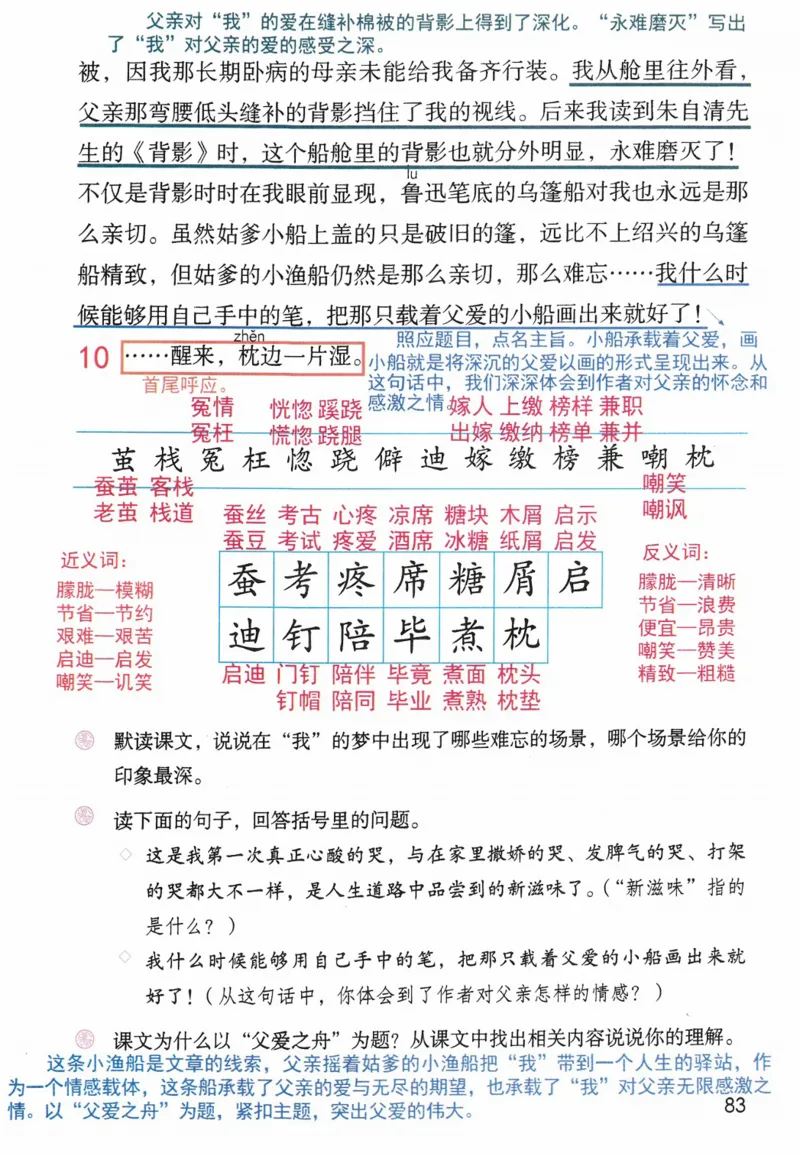 5年级上册_25秋1-6年级语文《课堂笔记》_1-6上册