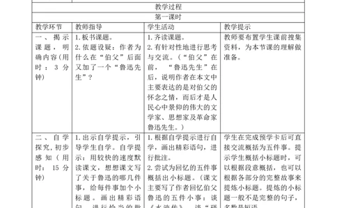 27我的伯父鲁迅先生导学案_25秋1-6年级语文上册课件教案_25秋统编版语文六年级上册_统编版语文六年级上册教学资源包（25秋七彩课堂）_8.第八单元_27我的伯父鲁迅先生_辅教资源_导学案
