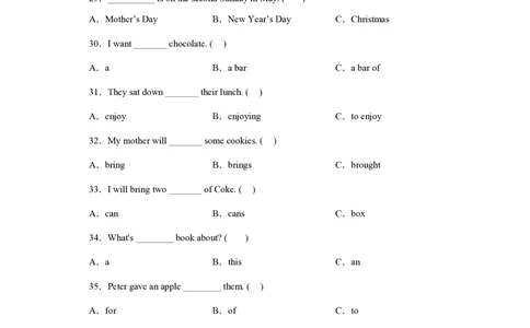 小升初英语选择题专项训练100题(含答案)_北京小升初全套文件_英语_赠送小升初英语专项训练