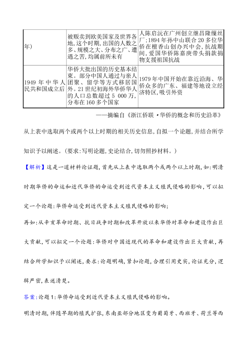 单元整合_07高考历史_新高考复习资料_2022年新高考复习资料_2022届一轮复习讲练结合7.11更新_系列1_第三十四单元人口迁徙、文化交融与认同
