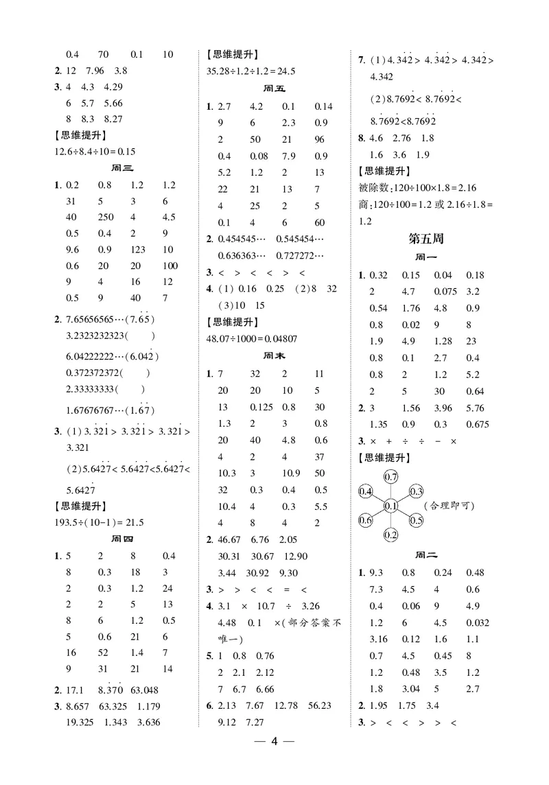 25秋5星计算达人小学数学人教五上_25秋小学语数英《5星学霸》默写达人、计算达人_25秋小学数学人教版《5星学霸计算达人》(1)