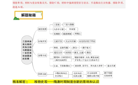 押第3题隋唐时期：统一多民族封建国家的发展（解析版）_07高考历史_2024年新高考资料_52024三轮冲刺_备战2024年高考历史临考题号押题（辽宁、黑龙江、吉林专用）322866720