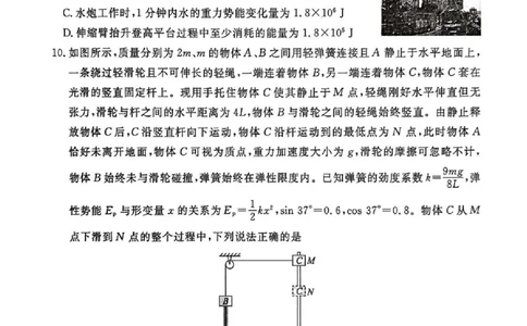 陕西省衡水金卷2026届高三上学期2月联考物理_全国高考模拟卷_2026年2月_260211陕西省衡水金卷2026届高三上学期2月联考（全科）