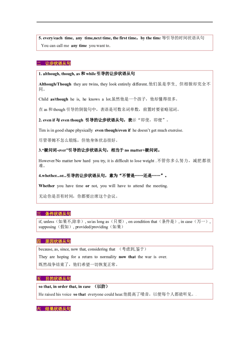 易错点10并列句和状语从句（2大陷阱）-备战2024年高考英语考试易错题（原卷版）_03高考英语_新高考复习资料_2024年新高考资料_专项复习资料