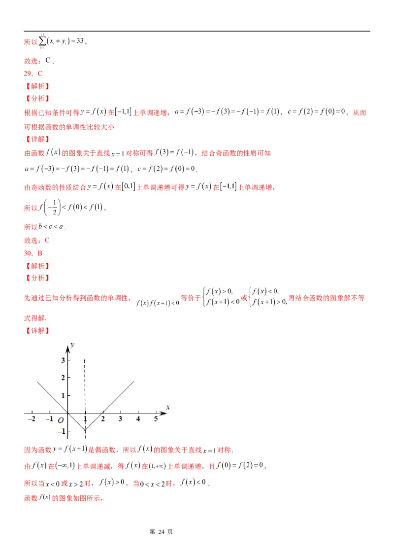 微专题函数对称性的应用学案-2023届高考数学一轮《考点&middot;题型&middot;技巧》精讲与精练_02高考数学_通用版（老高考）复习资料_2023年复习资料_一轮复习