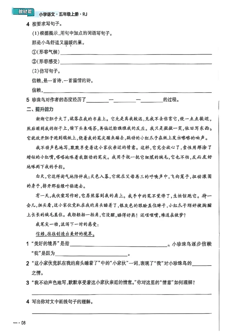 25秋季五上练习帮语文_小学教辅2026新版+暑假衔接_25秋《练习帮》语文1-6年级上册