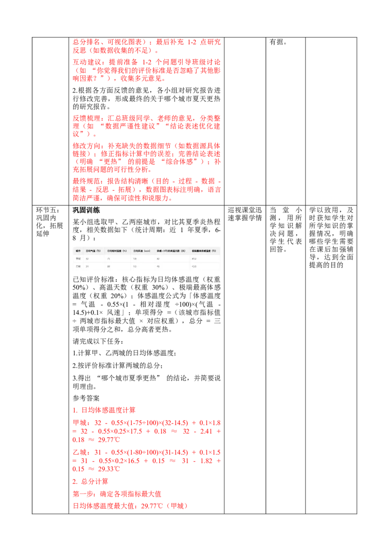 综合与实践《哪个城市夏天更热》教学设计_北师大初中数学_8上-北师大版初中数学_初中数学北师大8上-2025秋季新版_第二套推荐25_03课件+教案+学案（大单元）齐全_00.补充