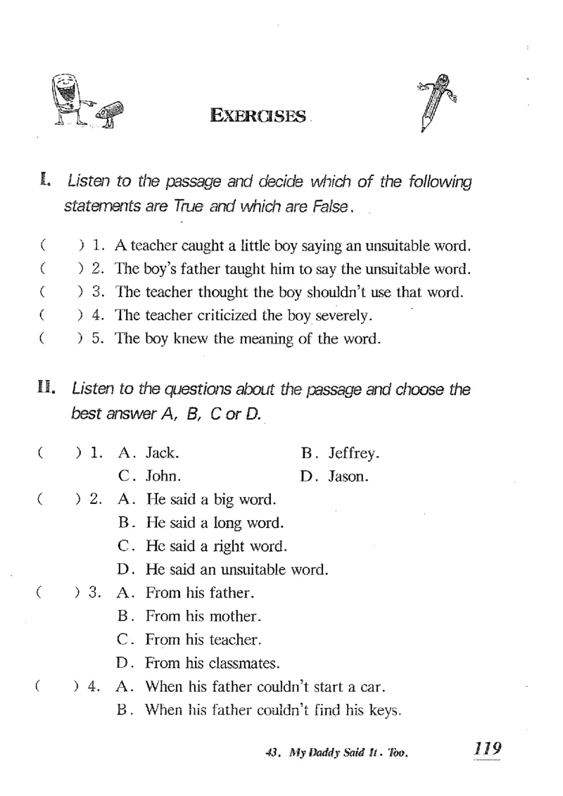 小学英语听力训练100篇_北京小升初全套文件_英语_赠送小学英语听力训练100篇