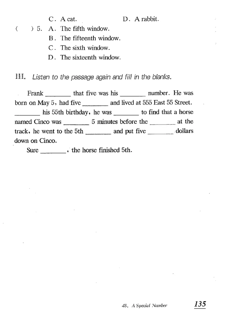 小学英语听力训练100篇_北京小升初全套文件_英语_赠送小学英语听力训练100篇